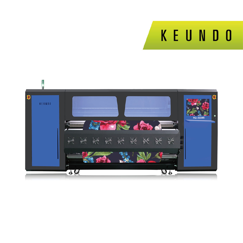 SQ-2220E Industrial Rubber Roll Dye Sublimation Printer With I3200 Heads